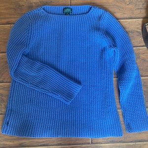 ralph lauren blue knitted sweater